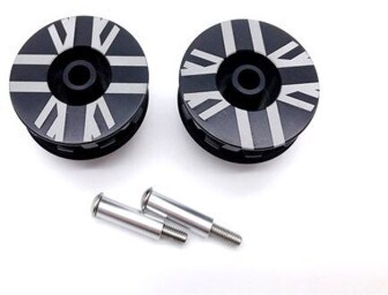 Ultralight Single Speed/2 Snelheden/3 Snelheden Fiets Achterderailleur Spanner Voor Brompton Vouwfiets zwart 1 paar