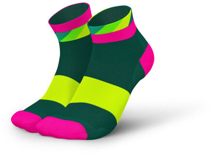 Ultralight Strides Lage Sokken groen - 35-38