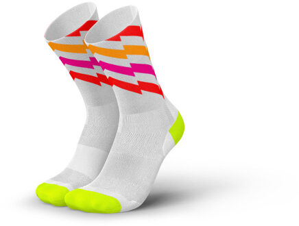 Ultralight Waves Hoge Sokken wit/roze - 43-46