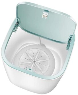 Ultrasone Draagbare Mini Turbo Wasmachine Met Usb Voeding Mini Compact Lichtgewicht Persoonlijke Wassen wit