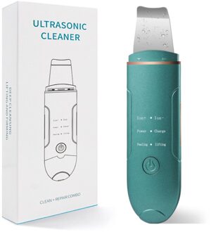 Ultrasone Huid Scrubber Facial Spatel Peeling Kawitacyjny Visage Comedondrukker Gezicht Cleaner Ultrasonico Huid Reinigen Goud