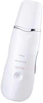Ultrasone Huid Scrubber Machine Facial Spatel Cleaner Gezicht Reiniging Cavitatie Peeling Zwarte Huid Scrubber wit huid Scrubber