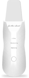 Ultrasone Mee-eter Schoon Schop Huid Reiniging Instrument Schoonheid Instrument Gezicht Skin Whitening Lifting Effect Apparaat wit