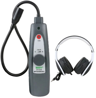 Ultrasonic Leak Detector Tool Transmitter Sealing Flaw Stethoscope Gas Water Leak Pressure Vacuum Probes Location Car Repair