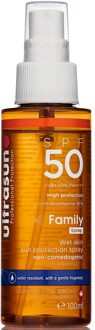 Ultrasun Family Wet Skin Spray SPF50 100ml
