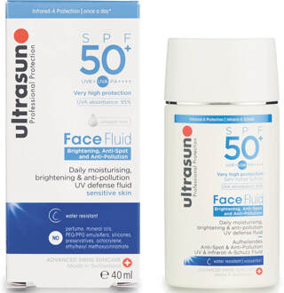 Ultrasun SPF 50+ Gezichtsvloeistof Tegen Vervuiling 40 ml