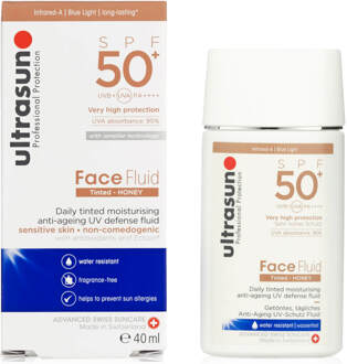 Ultrasun SPF50+ Getinte Gezichtsvloeistof 40 ml