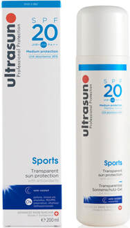 Ultrasun Sports Gel zonnebrand SPF20 - 200 ml - 000