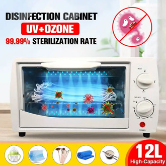 Ultraviolet Sterilization Machine 12L Ozone UV Disinfection Cabinet Sterilizer Timer Salon Esterilizador Nail Beauty Equipment