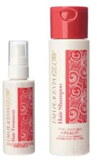 Uma Placenta Glow Shampoo White & Treatment Essence Trial Set 2 pcs