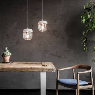 UMAGE Acorn hanglamp wit/koper wit, gepolijst koper, helder