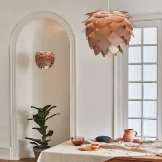 UMAGE Aluvia Mini hanglamp brushed bronze - met koordset wit - Ø 40 cm Bruin