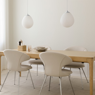 UMAGE Around the world lampenkap medium - brushed Steel Grijs