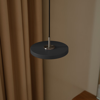 UMAGE Asteria micro hanglamp anthracite grey - met koordset - Ø 15 cm Grijs