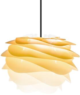 UMAGE Carmina Mini hanglamp sahara geel - met koordset zwart - Ø 32 cm