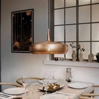 UMAGE Clava Dine hanglamp brushed copper - met koordset zwart - Ø 43 Koper