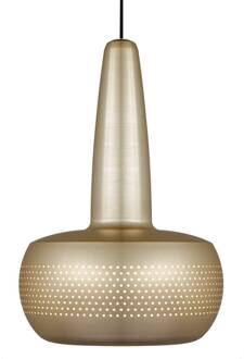 UMAGE Clava hanglamp messing, Cannonball zwart geborsteld messing, zwart