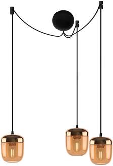 UMAGE Eikel hanglamp 3-lamps amber messing amber, messing