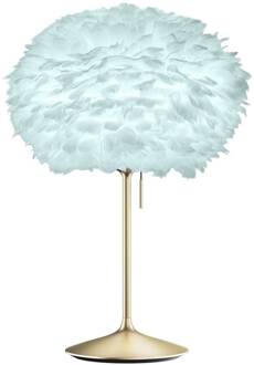 UMAGE Eos medium tafellamp lichtblauw/messing lichtblauw, messing geborsteld