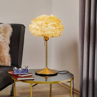 UMAGE Eos mini tafellamp bruin/messing bruin, geborsteld messing