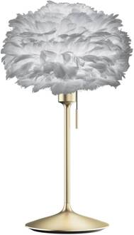 UMAGE Eos mini tafellamp lichtgrijs/messing lichtgrijs, messing geborsteld