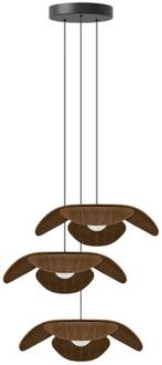 UMAGE Forget Me Not medium hanglamp 3-lamps eiken donker eiken donker, wit