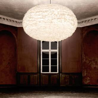 UMAGE hanglamp EOS XXL, wit, Ø 110 cm, veren, E27