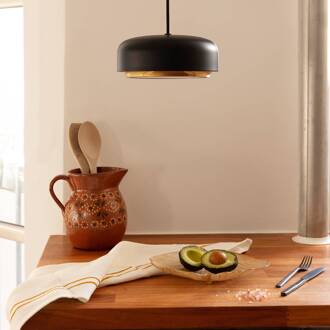 UMAGE Hazel mini hanglamp, zwart, Ø 22cm zwart, messing