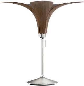 UMAGE Jazz tafellamp donker eiken, stalen voet Donkere eik, geborsteld staal