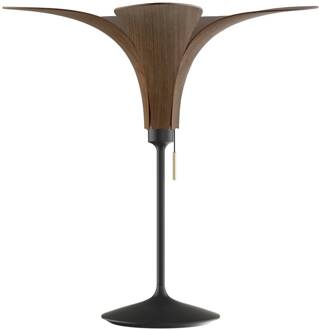 UMAGE Jazz tafellamp donker eiken, zwarte voet Donkere eik, zwart