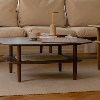 UMAGE LED-batterijlamp Asteria MOVE MINI travertin/messing IP44 travertin beige, messing