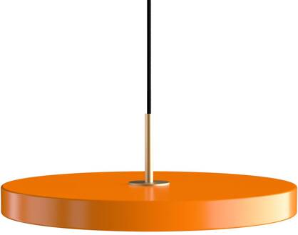 UMAGE LED hanglamp Asteria Medium, oranje/messing, Ø 43 cm