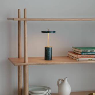 UMAGE LED tafellamp Asteria Move Mini, groen 26 cm IP44 groen, messing