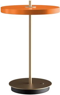 UMAGE LED tafellamp Asteria Move, oranje/messing 31 cm oranje, messing