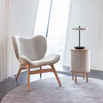 UMAGE LED tafellamp Asteria Table, USB, parelwit/zwart parelwit, zwart