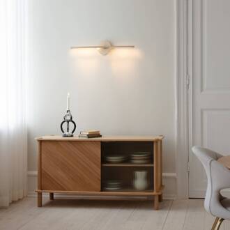 UMAGE LED wandlamp Omni, messing, lengte 74 cm