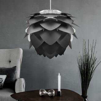 UMAGE Silvia Medium hanglamp black - met koordset wit - Ø 50 cm Zwart