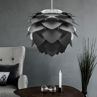 UMAGE Silvia Medium hanglamp black - met koordset zwart - Ø 50 cm