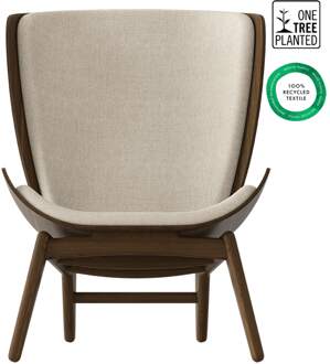 UMAGE The Reader houten fauteuil donker eiken - White Sands Beige