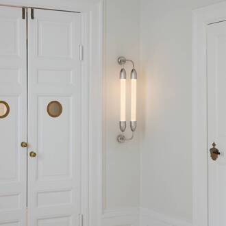 UMAGE wandlamp Lemon Squeeze 2-lamps, lengte 77 cm staalkleurig gepolijst staal, helder, wit