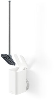Umbra Flex toiletborstelset - 11x8x43cm - zelfklevend -ABS Wit 1021298-660