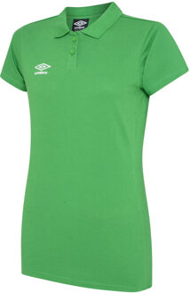 Umbro Dames/Dames Club Essential Poloshirt (Smaragd/Wit) Groen