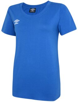 Umbro Dames/Dames Club Vrijetijds-T-shirt (Koningsblauw/Wit) Navy/blauw - S
