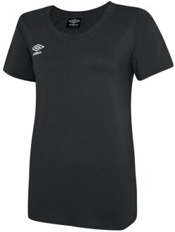 Umbro Dames/Dames Club Vrijetijds-T-shirt (Zwart/Wit) - 2XL