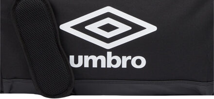 Umbro Duffeltas op wielen (Zwart/Wit) - maat