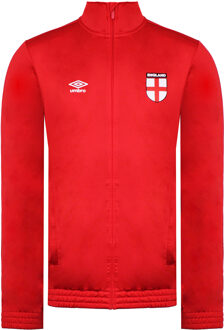 Umbro Engeland Tricot Heren Rood Track Jacket - maat M