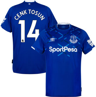 Umbro Everton Shirt Thuis 2019-2020 + Cenk Tosun 14 - L