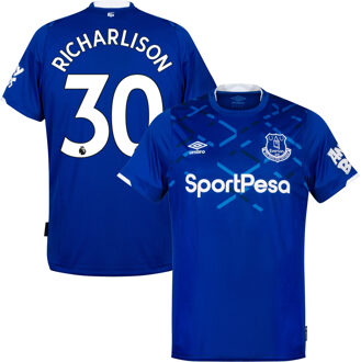 Umbro Everton Shirt Thuis 2019-2020 + Richarlison 30 - L