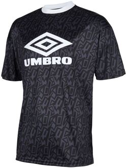 Umbro Graffiti Heren Zwart T-Shirt - maat L