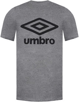 Umbro Groot Logo Heren Grijs T-Shirt - maat L